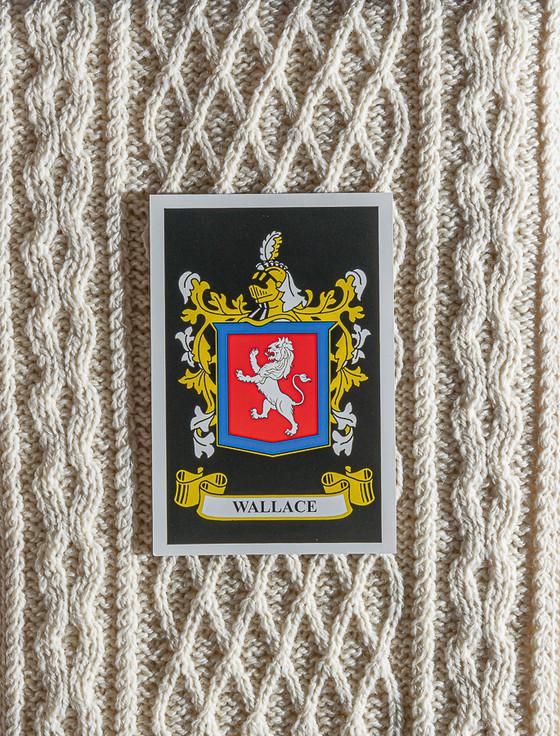 Aran Cashmere Wallace Clan Aran Throw