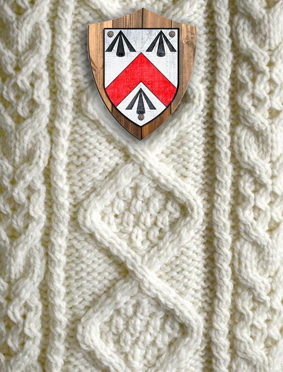 Aran Cashmere Walsh Clan Aran Throw