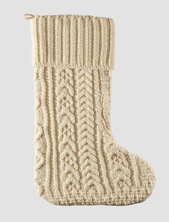 aran cashmere Walsh Clan Christmas Stockings