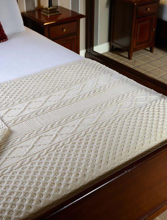 aran cashmere Ward Clan Aran Throw