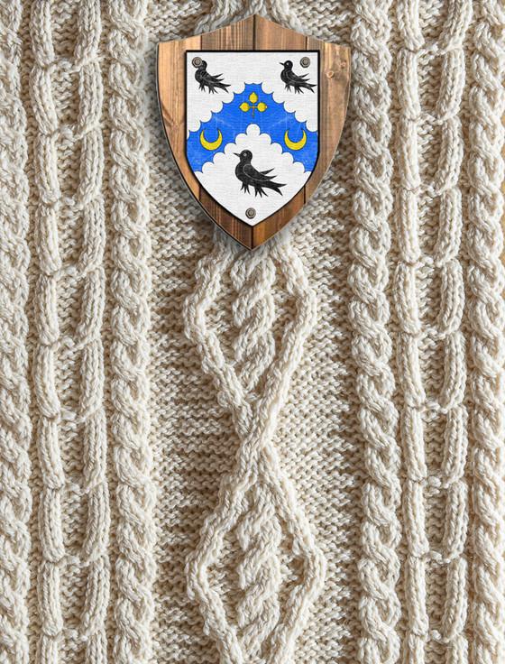 aran cashmere Watson Clan Aran Throw