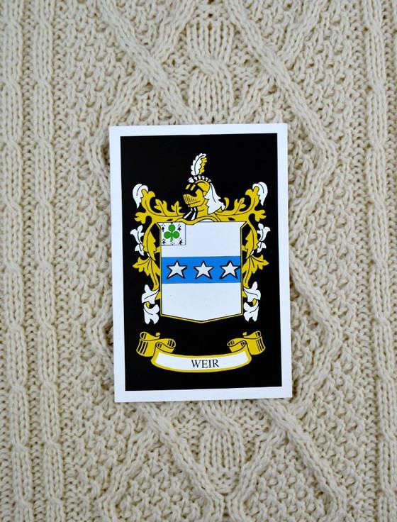 Aran Cashmere Weir Clan Scarf