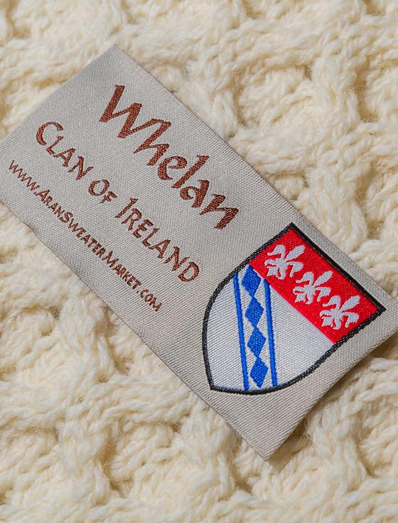 Aran Cashmere Whelan Clan Scarf