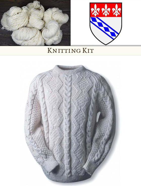 aran cashmere Whelan Knitting Kit