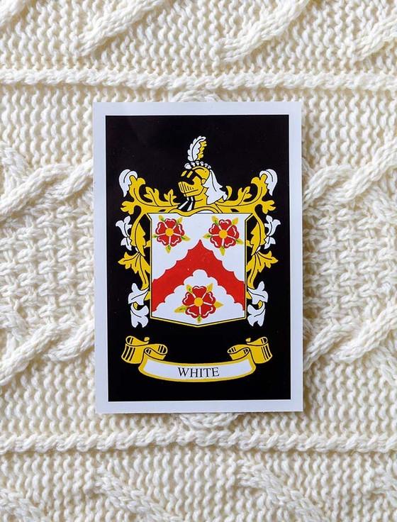 Aran Cashmere White Clan Aran Bed Runner
