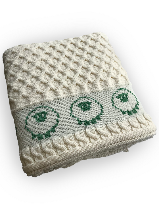 aran cashmere Wild Atlantic Sheep Merino Throw