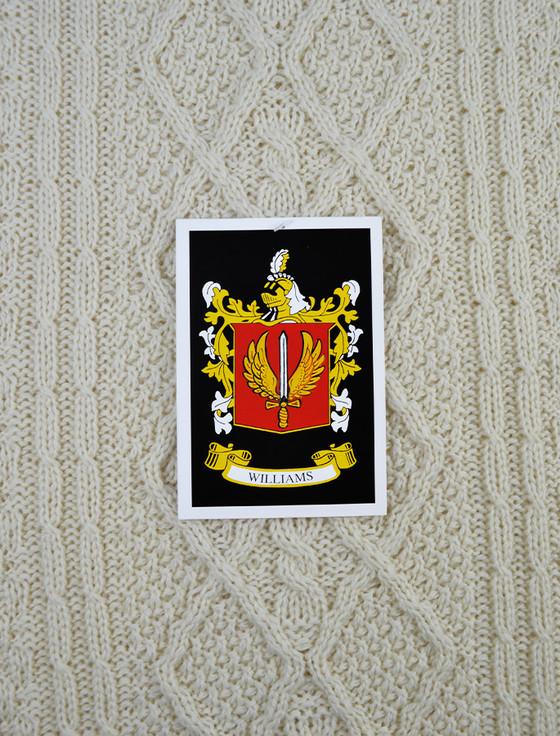 Aran Cashmere Williams Clan Aran Throw