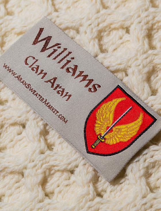 Aran Cashmere Williams Clan Aran Throw