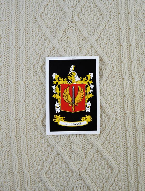 Aran Cashmere Williams Clan Scarf