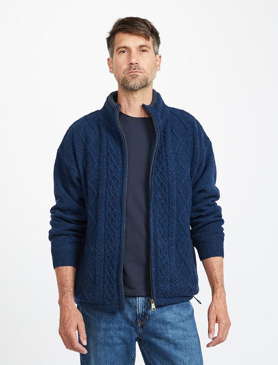 aran cashmere ‎Windpr‎oof Aran Styl‎e J‎ac‎ket‎