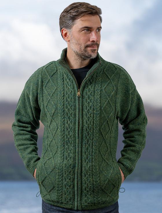 Aran Cashmere ‎Windpr‎oof Aran Styl‎e Jac‎ket‎
