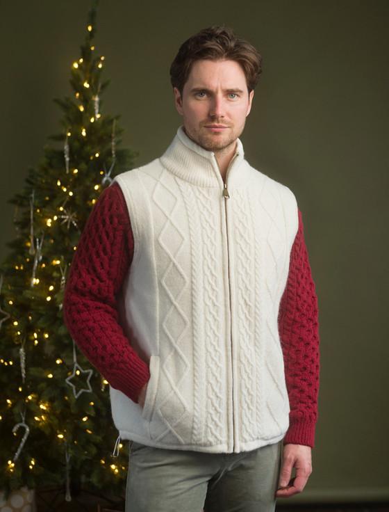 Aran Cashmere ‎Windproof Ar‎a‎n Style Bodywarmer
