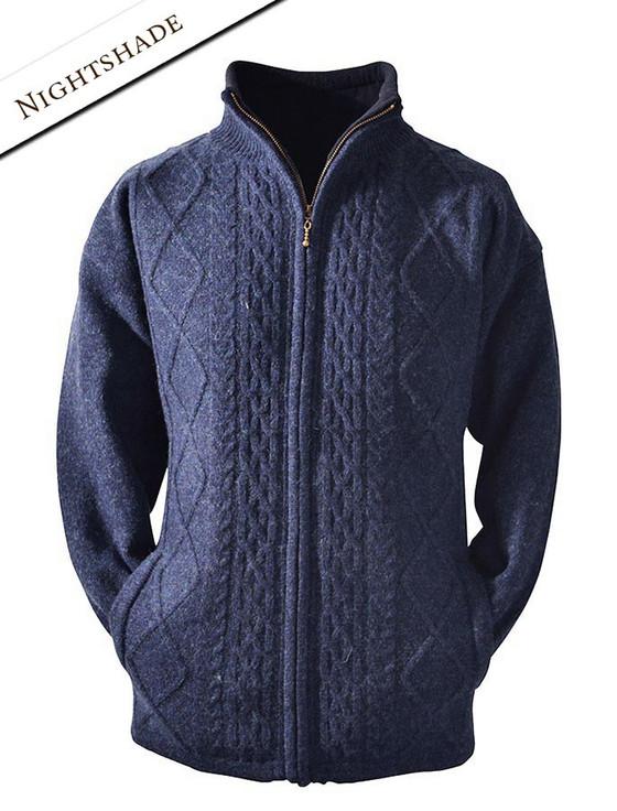 Aran Cashmere Windproof Aran Styl‎e Jacket‎