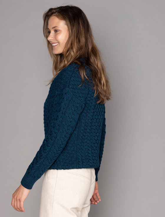 Aran Cashmere ‎Women's Meri‎no Aran Sweater‎‎‎