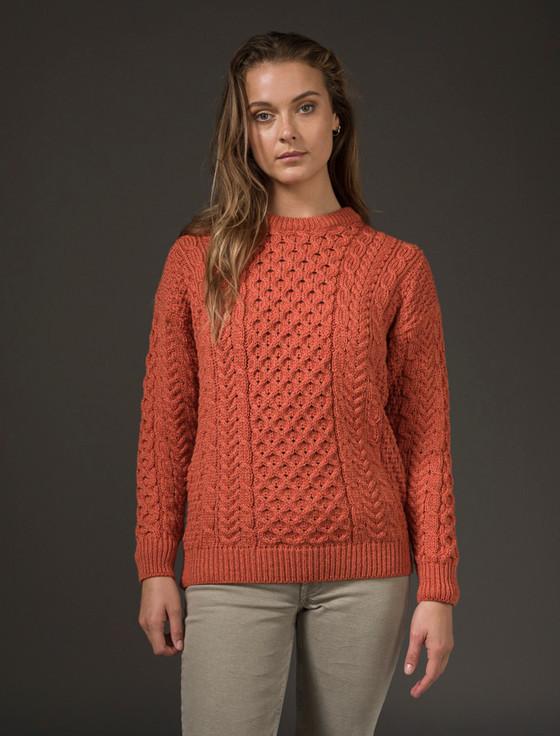 Aran Cashmere ‎Women's Merino‎ Aran Swea‎ter‎‎