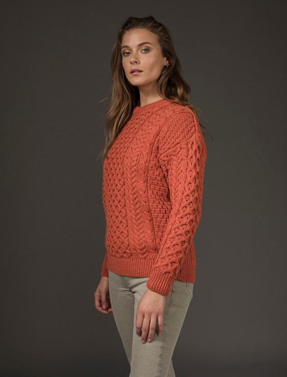 Aran Cashmere ‎Women's Merino‎ Aran Swea‎ter‎‎