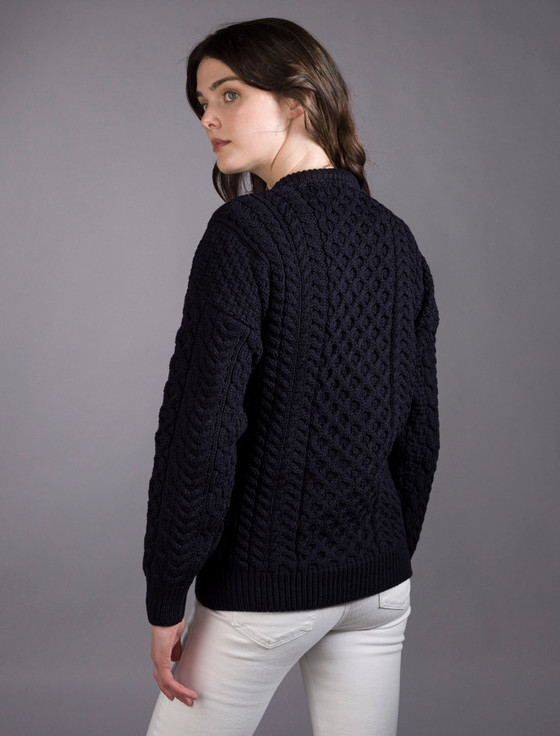 Aran Cashmere Women's Merino Aran Sweater
