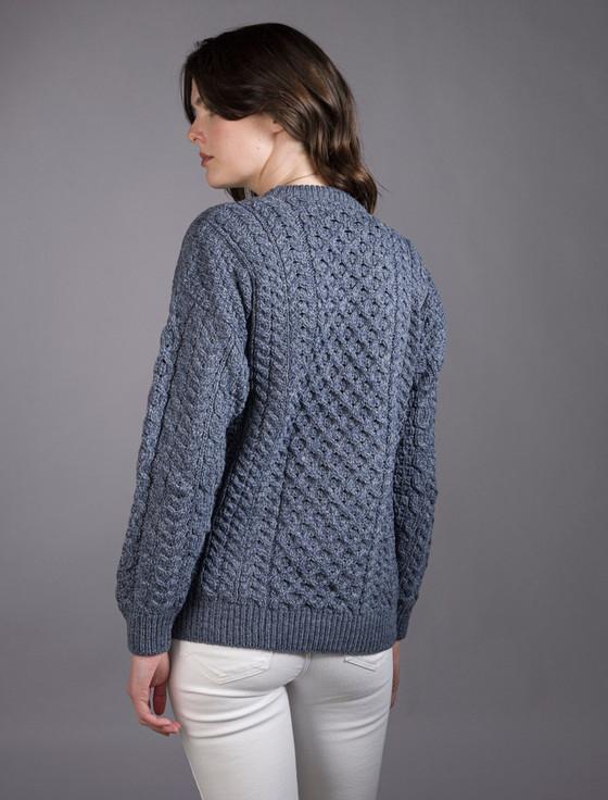 Aran Cashmere Women's Merino Aran Sweater‎‎‎‎‎‎‎‎‎‎‎‎