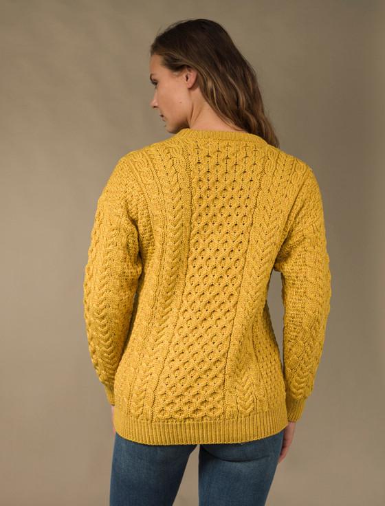 Aran Cashmere ‎Women's Merino‎ Aran Sweater‎