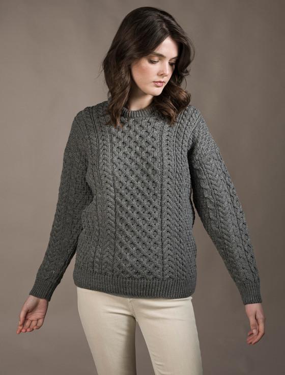 aran cashmere Women's Merino Aran Sweater‎‎‎‎‎‎‎‎‎‎