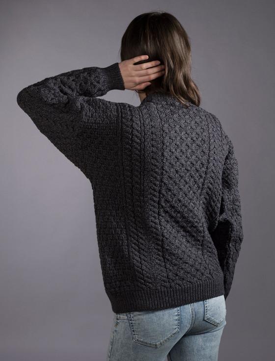 Aran Cashmere Women's Merino Aran Sweater‎‎