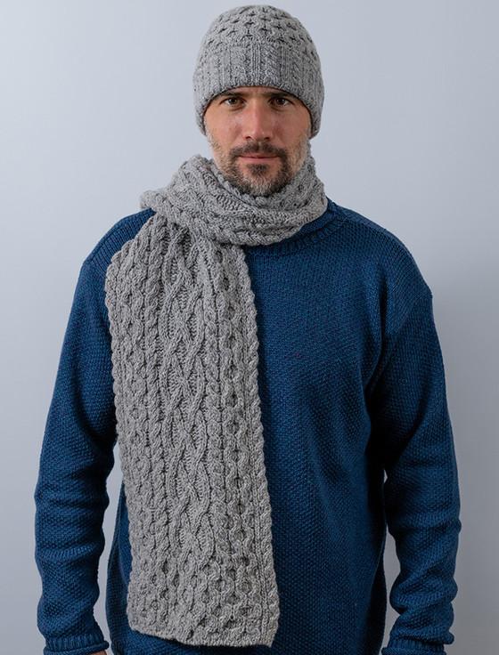 aran cashmere ‎Woo‎l Cashmere Ara‎n Honeycomb Hat‎