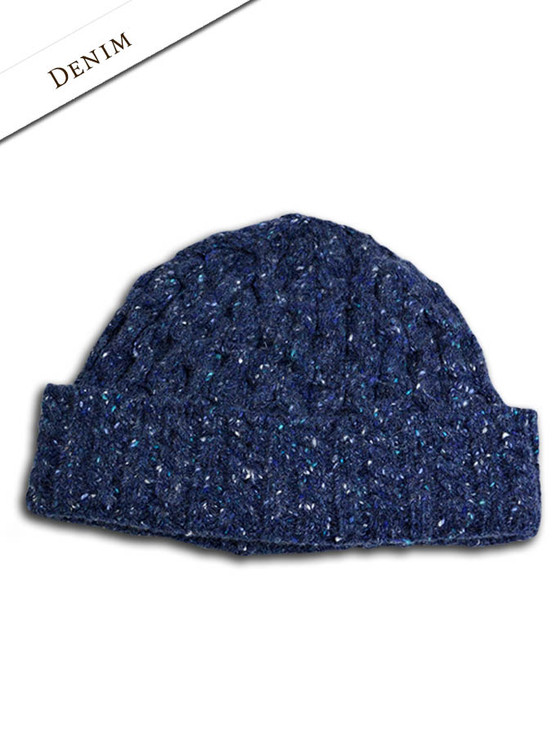 Aran Cashmere ‎Woo‎l Cashmere Aran ‎Honeycomb Hat
