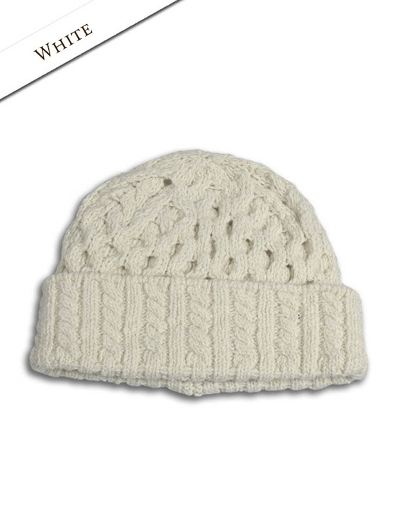 Aran Cashmere ‎Woo‎l Cashmere ‎Aran Honeycomb Hat
