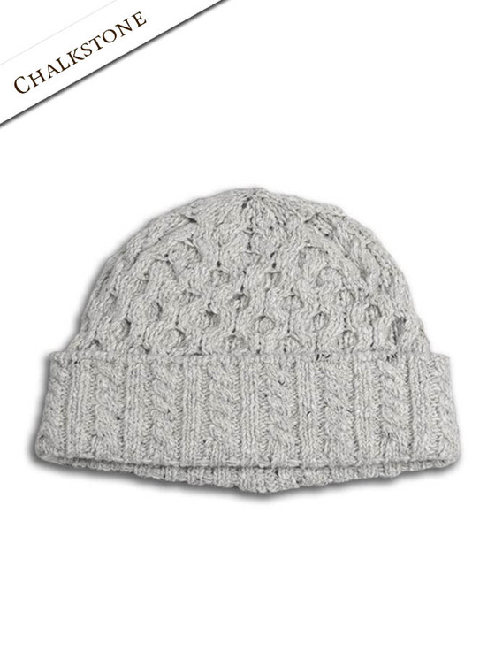 aran cashmere Woo‎l Cashmere Aran Honeycomb Hat