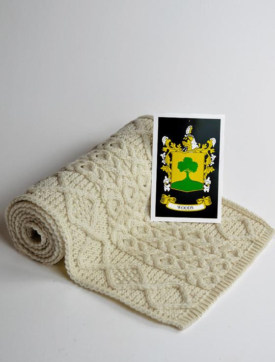aran cashmere Woods Clan Scarf