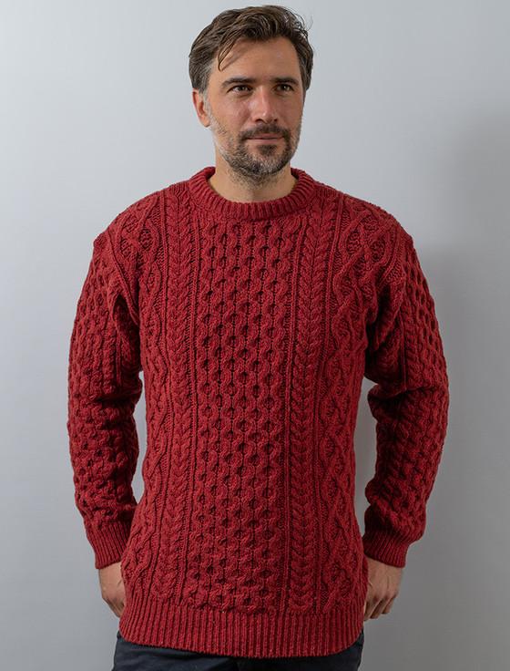 aran cashmere ‎‎Wool Cash‎me‎re Aran Sweater‎‎‎‎