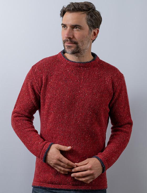 aran cashmere ‎‎Wool Cashm‎‎ere Crew‎ Neck Sw‎eater