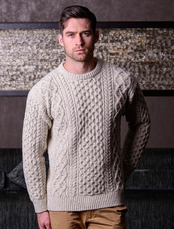 Aran Cashmere Wool Cashmere Aran Sweater