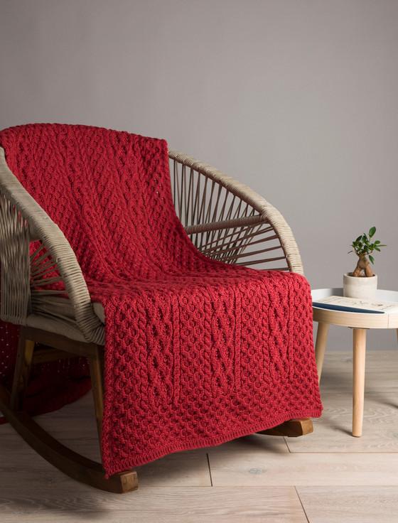 Aran Cashmere Wool Cashmere Aran Throw