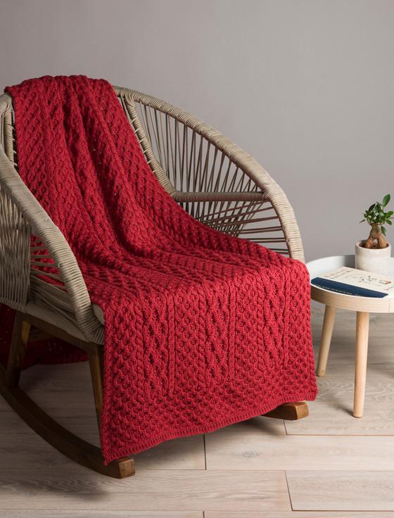 Aran Cashmere Wool Cashmere Aran Throw