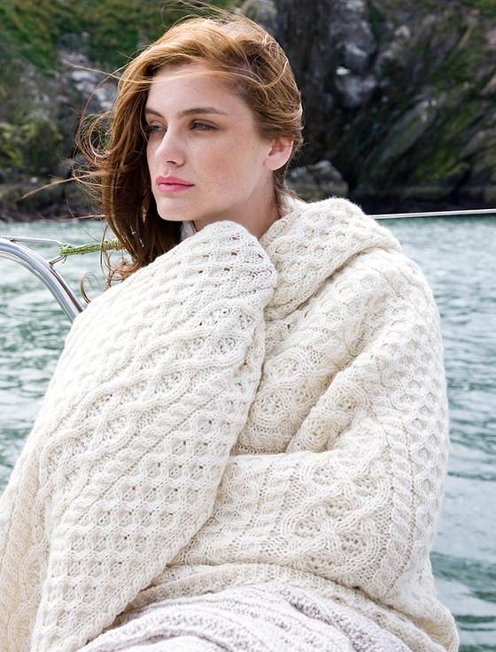 aran cashmere Wool Cashmere Aran Throw