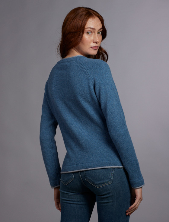 Aran Cashmere Wool Cashmere Button Down ‎Cardigan