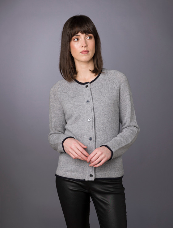 aran cashmere Wool Cashmere Button Down Cardigan‎‎‎