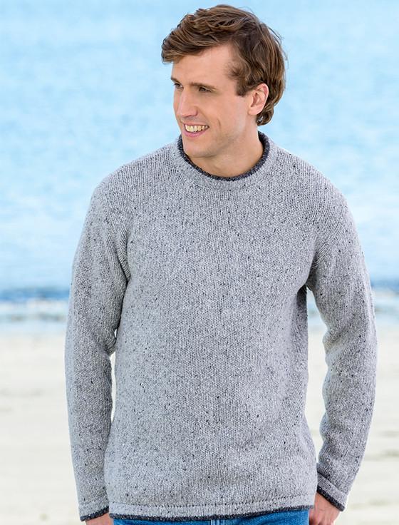 Aran Cashmere ‎‎Wool Cashmere Cre‎w Neck Sweater