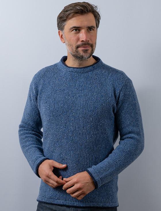 aran cashmere ‎Wool Cashmere Crew‎‎ Neck Sweater