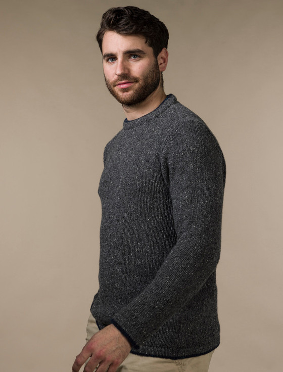 Aran Cashmere ‎Wool Cashmere Crew‎ Neck Sweater