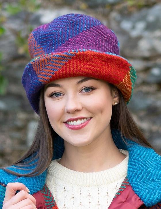Aran Cashmere Wool Country Hat - Donegal Red