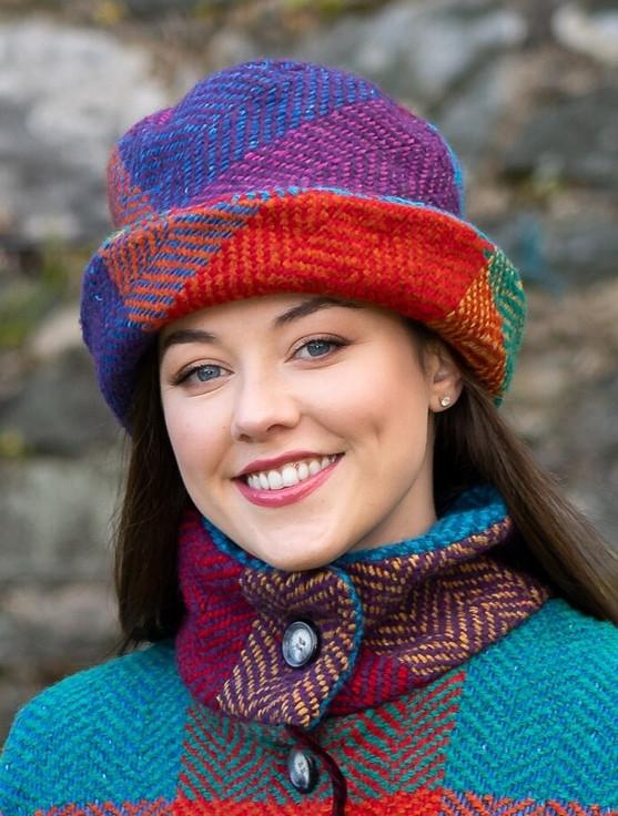 Aran Cashmere Wool Country Hat - Donegal Red