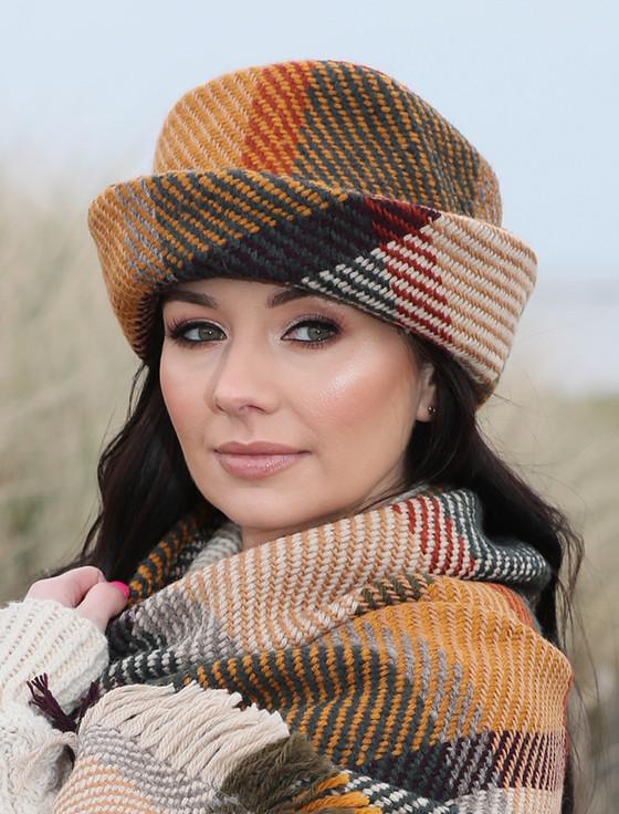 aran cashmere Wool Country Hat - Galway Sage