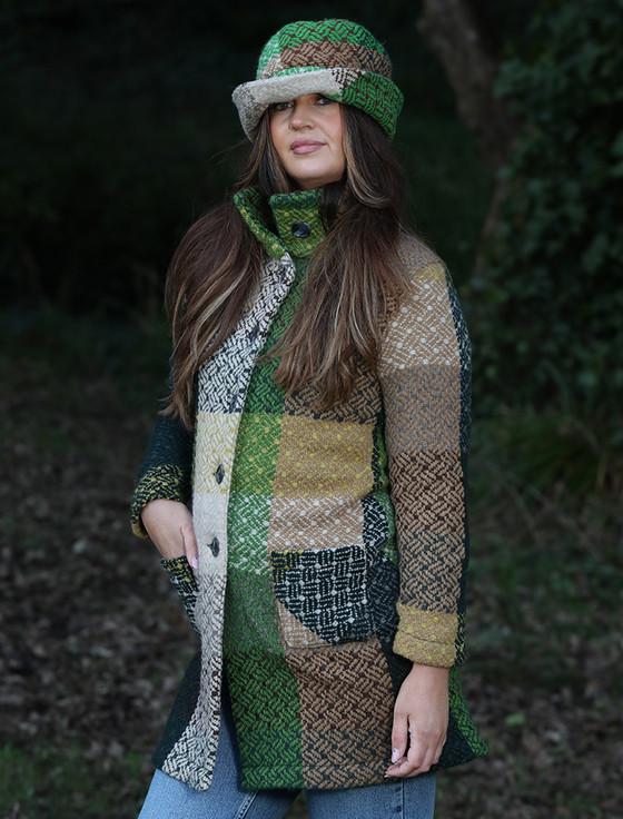 Aran Cashmere Wool Country Hat - Tara Forest