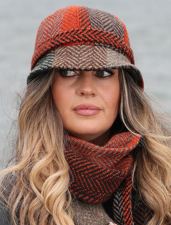 Aran Cashmere Wool County Hat - Donegal Rust