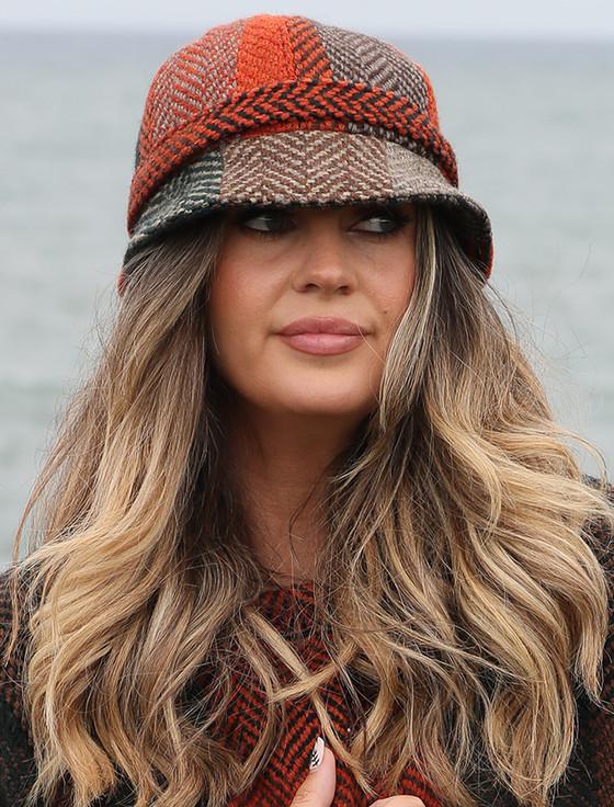 Aran Cashmere Wool County Hat - Donegal Rust