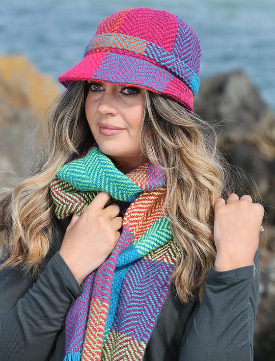 Aran Cashmere Wool County Hat - Donegal Sunshine