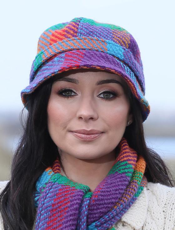 Aran Cashmere Wool County Hat - Galway Red