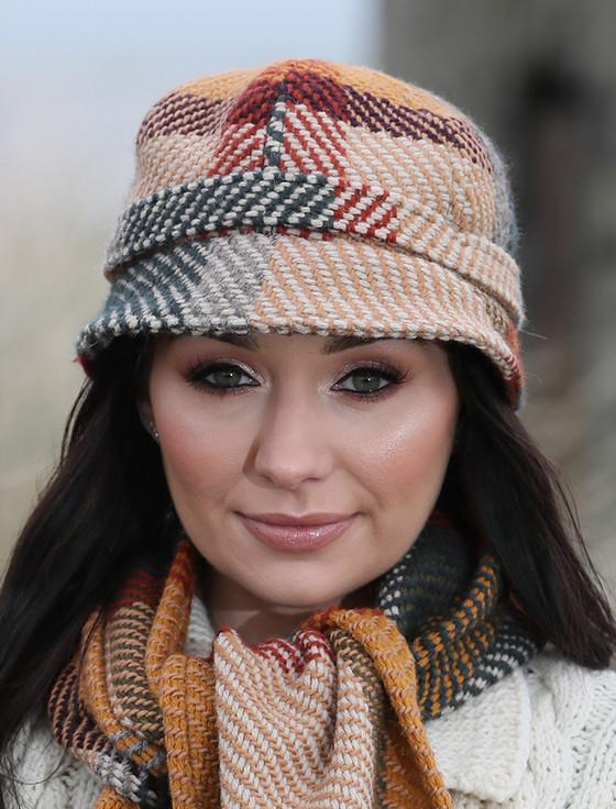 Aran Cashmere Wool County Hat - Galway Sage